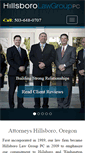 Mobile Screenshot of hillsborolawgroup.com