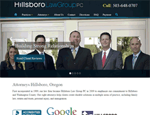 Tablet Screenshot of hillsborolawgroup.com